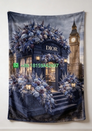 Dior Throw Blankets